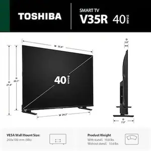 NEW 40” Smart Tv Toshiba