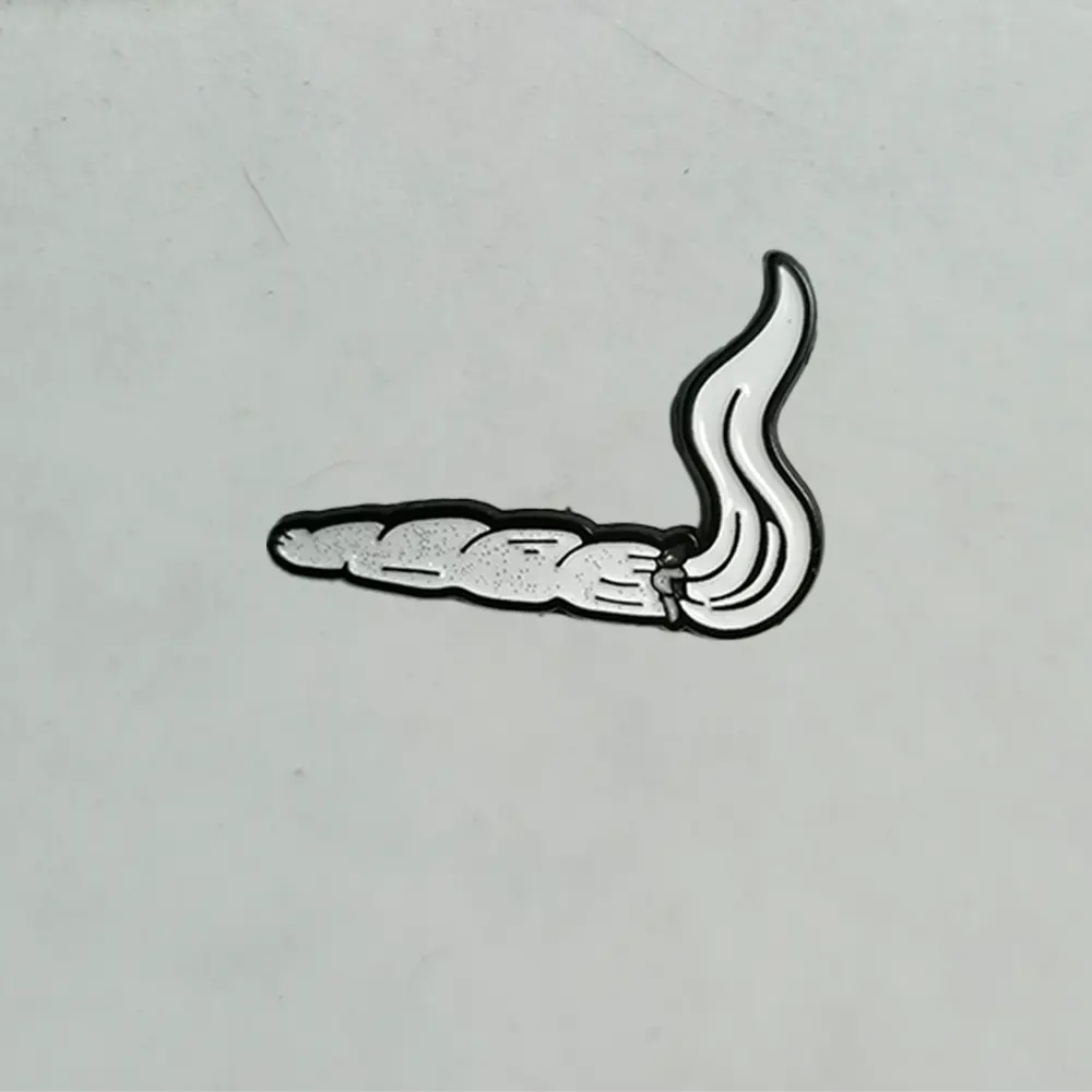 Flaming Paper Hat Pin