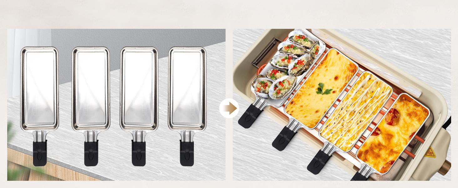 Pukomc Electric Indoor Grill,2 in 1 Indoor Grills for Kitchen with Grill Net & Non-Stick Cooking Removable Plate, Temperature Control, Dishwasher Safe, 1800W Smokeless barbecue Universal Griddle Pukomc Electric Indoor Grill,2 in 1 Indoor Grills for Kitchen with Grill Net & Non-Stick Cooking Removable Plate, Temperature Control, Dishwasher Safe, 1800W Smokeless barbecue Universal Griddle