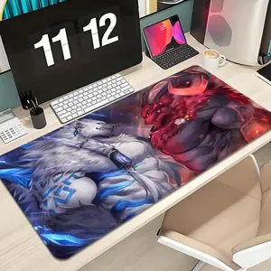 Whole sale Volibear Mouse Pad Design Extended Mousepad XXL 1000×500mm 900×400mm 800×400mm 600x300mm Large Gaming Mouse Pad - Extended, Thick, Non-Slip Rubber Base Desk Mat with Precision Stitched Edges - Washable Large Desk Pad