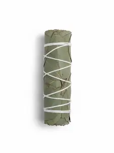 Eucalyptus Smudge Stick 4 Inch Ethically Sourced Natural Cotton String Wrapped Purifying Herb Bundle for Clarity Healing Aroma Scented Perfume Fragrance Ideal for Rituals Healing & Spellcraft