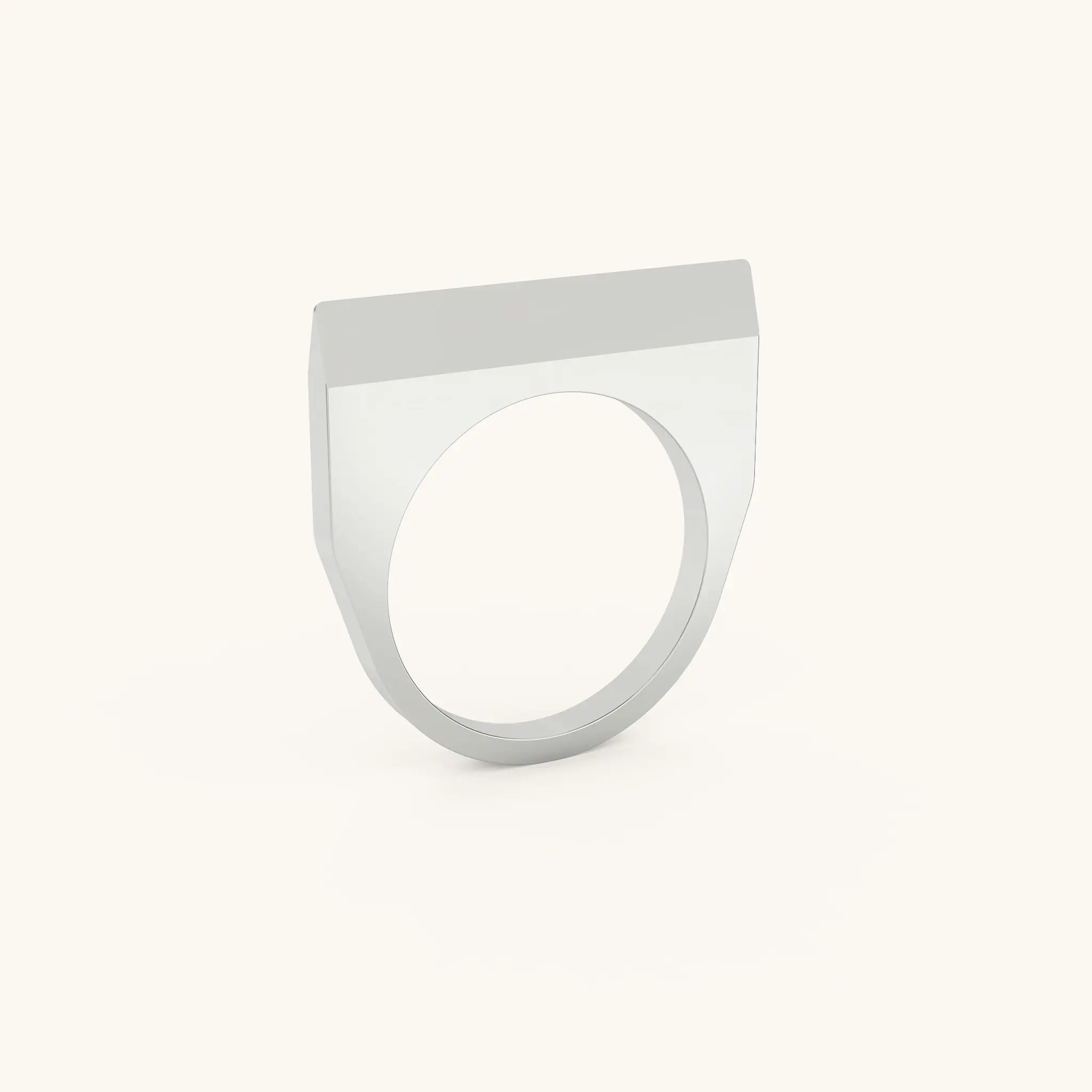 Block Minimalist Stacker Ring