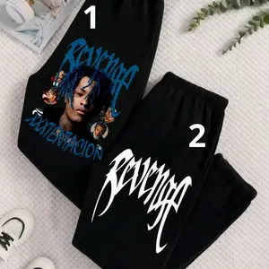 XXX Tentaci0n Revenge Merch Inspired Sweatpants Unisex – Hip Hop Rapper Graphic Jogger Pants, Streetwear Casual Pants for Fans 3