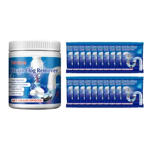 Jakehoe Drain Cleaner Effervescent Tablets – Unclog Toilet & Sink, Deodorize, Prevent Build-Up, Fast Dissolving