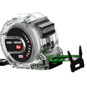 metric system Thick Stainless Steel Retractable Tape Measure for Woodworking, Clear Case Included