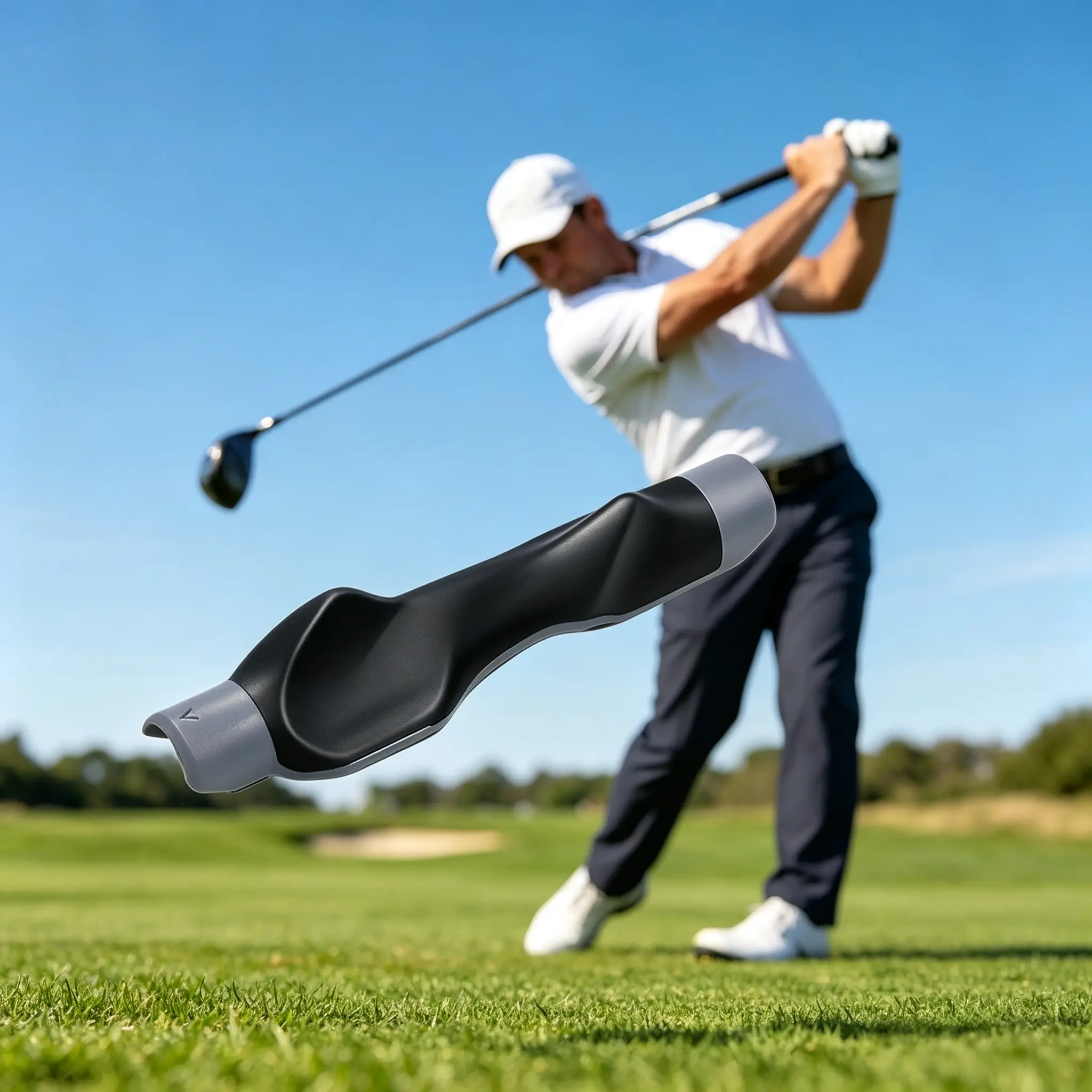 Golf Grip Trainer for Right-Handed Players – Rewire Neural Hand Response for Automatic Square Impact, Eliminate Tension & Groove a Repeatable Swing