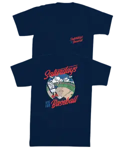Barstool Sports - Saturdays Are For Baseball Pocket Tee