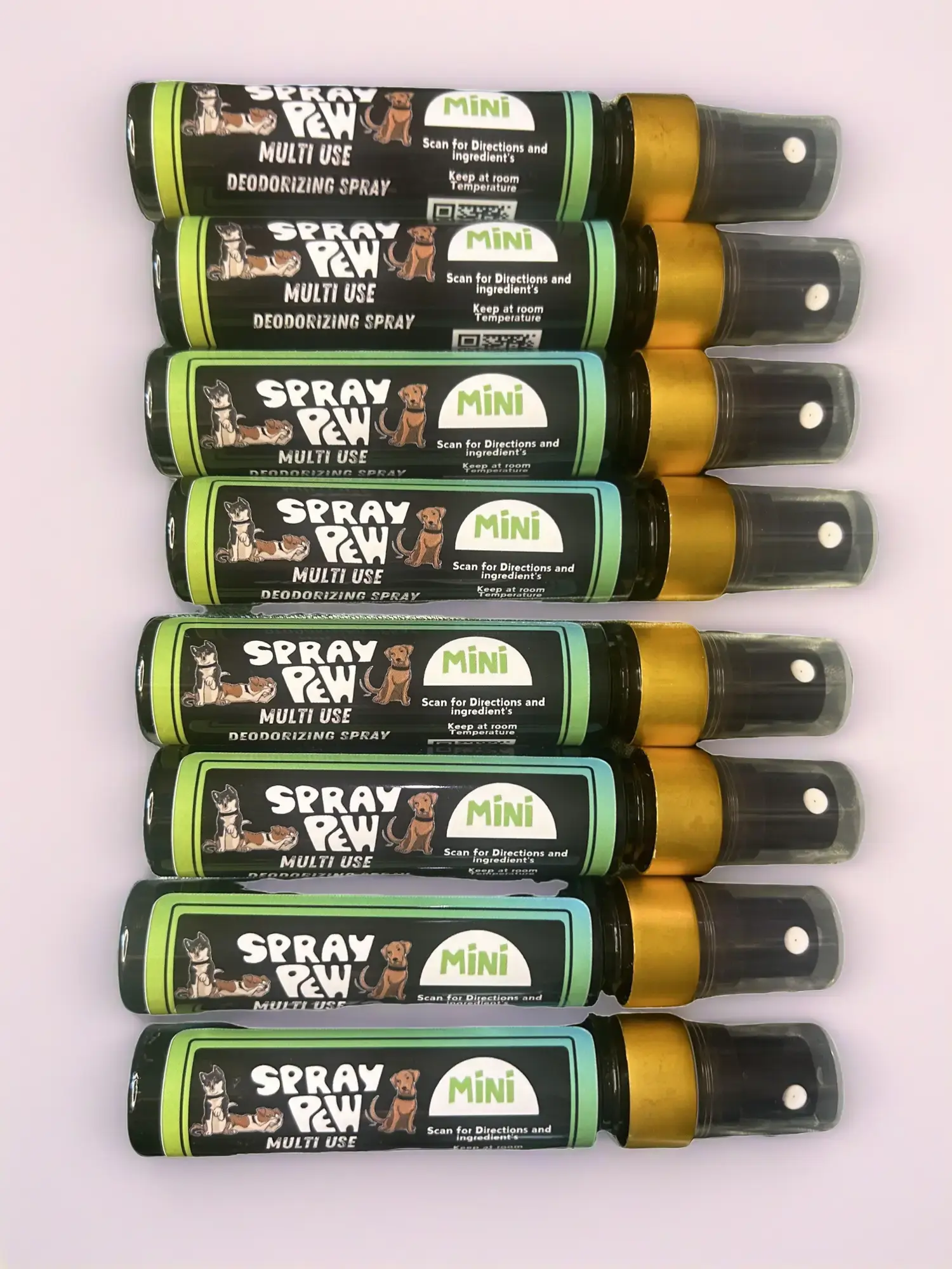 Mini SprayPew 1 oz (travel size) All-Purpose Odor Eliminator with Enzyme Complex for Gym Bags, Cars, Pet areas, Laundry and so much more!