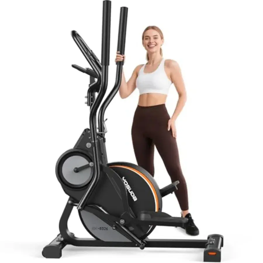 Compact 3-In-1 Elliptical Cardio Climber Stair Stepper, Compact Exercise Device Steppers for Home Use