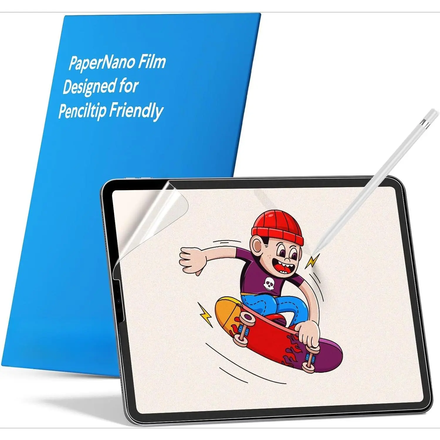 2-Pack Paperfeel Tablet Screen Protector (L-CLC008) for iPad Pro 11 (2022&2021&2020&2018)/iPad Air 5th&4th Gen (10.9in), Smooth Natural Writing, Anti-Glare, Easy Installation, Tablet Accessories for Enhanced Protection, Cover