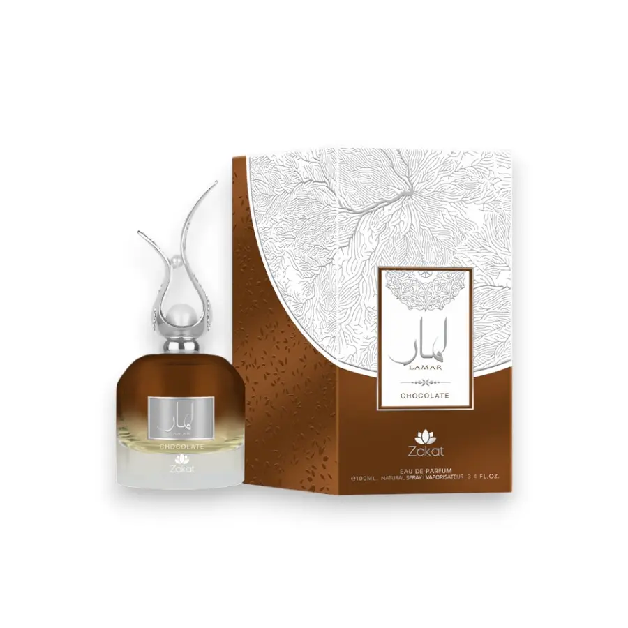 Zakat Parfums | Lamar | Chocolate | Eau De Parfum | Unisex Fragrance | 100 ML - 3.4 oz | Sweet & Chocolate Notes