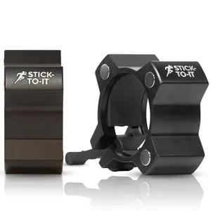 Barbell Collars - Magnetic Barbell Clamps for Gym, Fitness, & Weightlifting Barbells