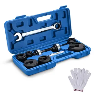 Yescom 6 Ton Manual Knockout Hole Punch Driver Kit 1/2" to 2" 6-Die Conduit Hole Cutter