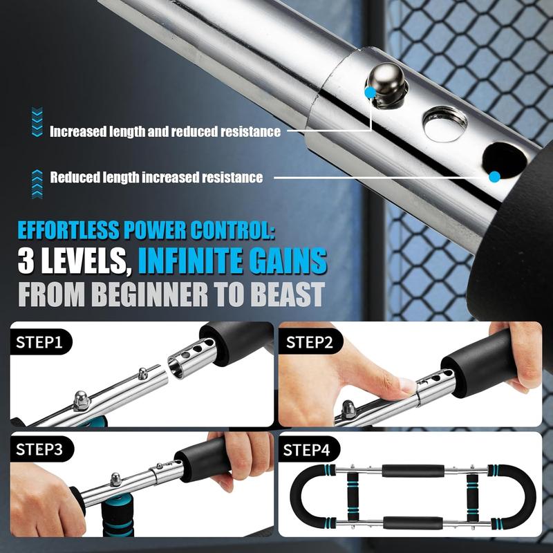 Ultimate Portable Spring Twister – Adjustable Arm, Chest, and Shoulder Muscle Training Equipment for Home Fitness