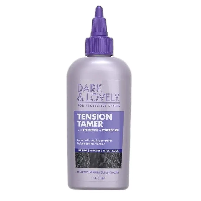 Dark and Lovely For Protective Styles Detangling Cream With Peppermint and Avocado Oil for Braids, Weaves, Wigs and Loc SoftSheen-Carson 4 Fl Oz Haircare itchy scalp crochet goddess black hair curly