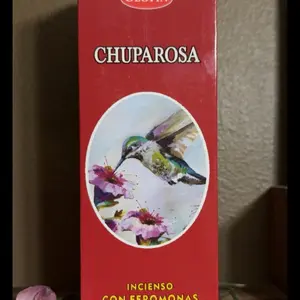 Hummingbird Incense - Chuparosa Incienso Con Ferononas - Red Box Design - Fragrant Aroma