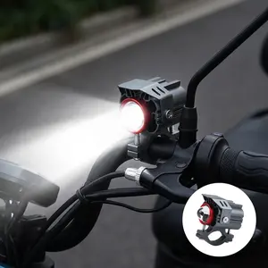 Motorcycle Spotlight LED For Motorbike Off-road Front Auxiliary 6500k Super Bright Mini Driving Led Headlight