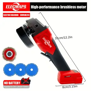 4-1/2" Angle Grinder Compatible with Milwaukee M18 18V Battery(NO Battery) Battery Powered Angle Grinder