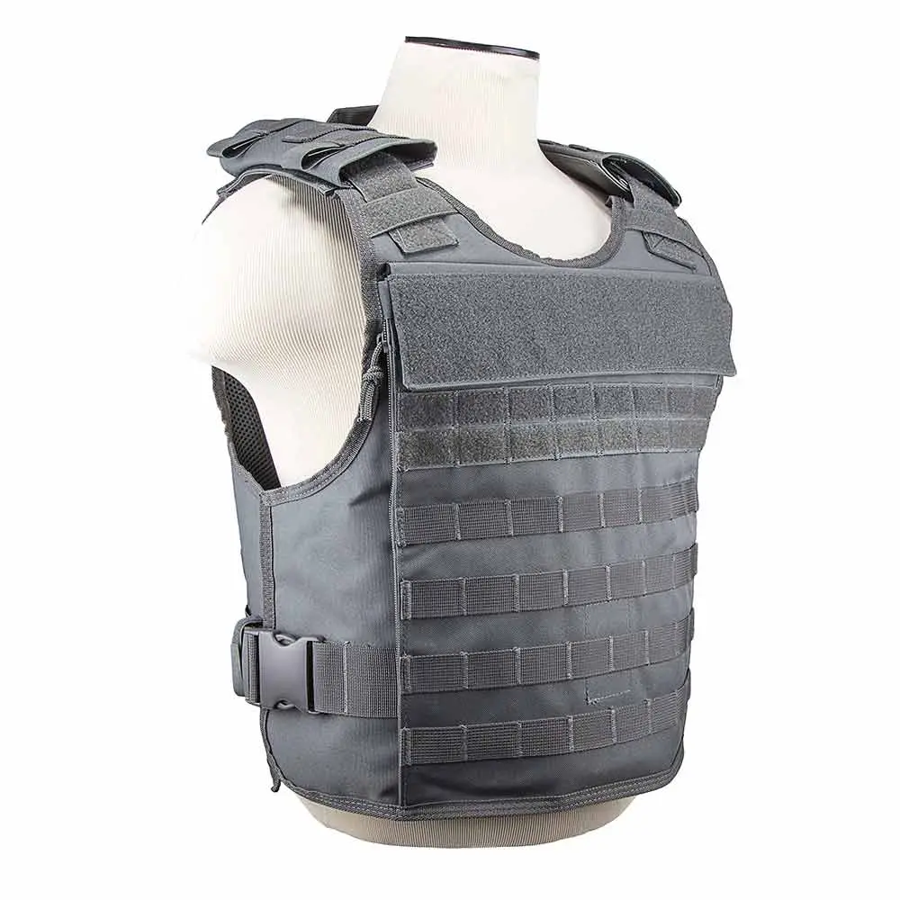 External Pockets Weight Vest For Training Carrier [M-2XL] Adjustable URBAN GRAY Water-Resistant Breathable Comfortable Unisex