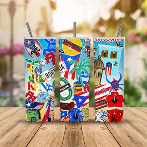 Puerto rico 20oz tumbler