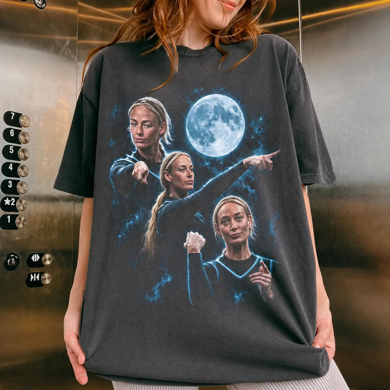Sophie Three Moon Shirt, Wolf Moon Parody Sports T-Shirt, Fan Gift, Sophie Pointing Meme Tee, Basketball Merch