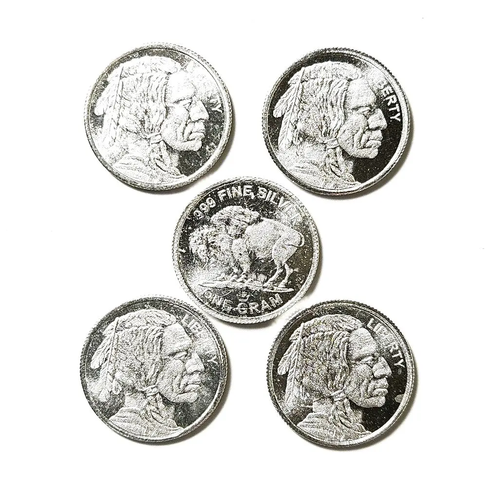 Buffalo 5x 1g Charm