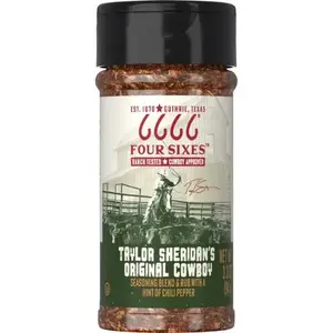 Four Sixes Taylor Sheridan's Original Cowboy Blend, 3.3 oz. (79889) Spice Chilli