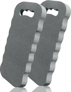 Thick Kneeling Pad 2 Pack, Waterproof,Comfortable Garden Kneeling Pads Stain Resistant, Multi-Functional Kneeler Pad for Gardening, Baby Bath, Yoga, Praying and Exercise (Deep Grey)