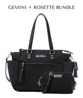 GEMINI + MATCHING ROSETTE CROSSBODY BAG