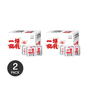 2 Pack Spicy Fermented Bean Curd 6.35oz Each - Sichuan Tofu Condiment, For Noodles Rice Porridge, Chinese Side Dish