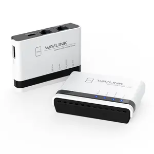 WAVLINK USB Wireless Print Server WiFi Print Server with 10/100Mbps LAN/Bridge 480Mbps USB2.0 Supports Wired/Wireless/Standalone Modes for Windows Mac and RAW Printers