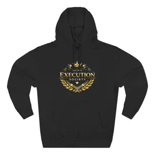 Execution Society Emblem — Vintage Gold Hoodie