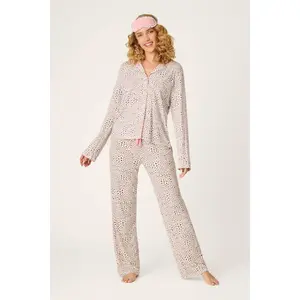Modal Dreams Leopard Print 3-Piece PJ Set