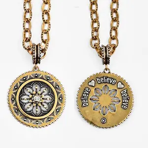 Believe Mandala Necklace