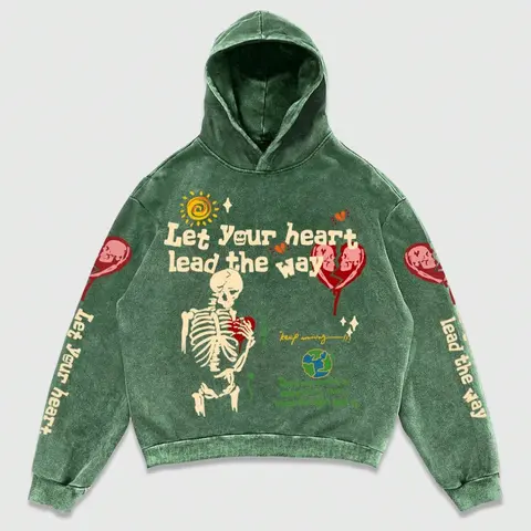 Men's Casual Letter Print Graphic Knitted Hoodie, Casual Fitted Hoodie, Regular Fit Fashion Long Sleeve Hooded Sweatshirt for Daily Holiday Outdoor Wear, Men Clothes for Fall & Winter, Tops