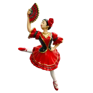 Spanish Dancer with Traditional Dress Resin Ornament