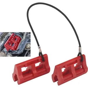 4" Steer Stop Outboard Hydraulic Steering Lock for Outboard Motor Transport 1 Pair Red