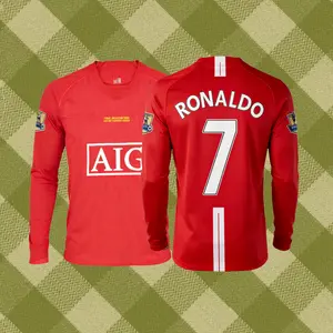 07-08 Retro Long Sleeve NO.7 Cristiano Ronaldo Soccer Jersey