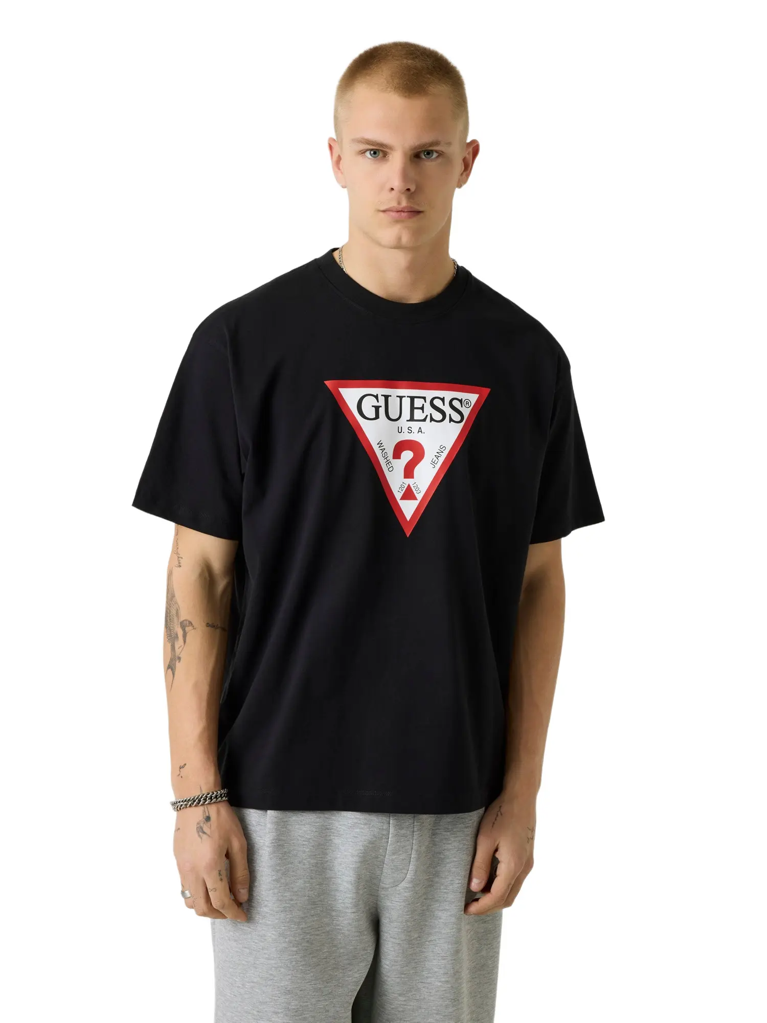 GUESS Jeans Male Iconic Tee