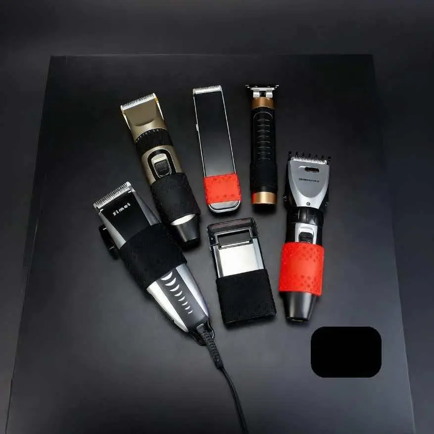 3pcs Hair Clipper Accessories Set, Anti Slip Pads, Push Protectors, Hair Clipper, Silicone Safety Rings, Hair Styling Tools, Barber Clipper Set, Barber Equipment