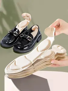 2pcs Self-Adhesive Ultra Comfortable Shoe Insoles, Adjustable, Durable, Breathable Memory Foam, Women's Daily Walking, Shock Absorption, Arch Support