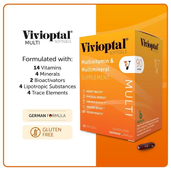 VIVIOPTAL MULTIVITAMIN 90CT- VITAMIN SUPPLEMENT- FOR MAN & WOMAN- IMMUNE BOOSTER