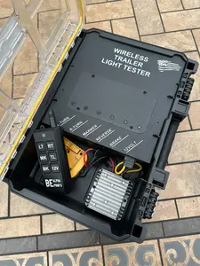 Wireless Trailer Light Tester for DeWalt 20V Battery, 7 Pin RV or SEMI, Trailer Light Tester Inside a DeWalt ToughSystem Container