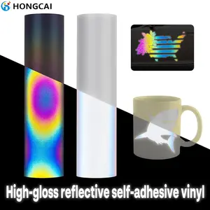 Reflective Permanent Vinyl Sticker, Waterproof Durable Easy to Apply, Suitable for Home Cutting Machines, Cars, Motorcycles, Laptops