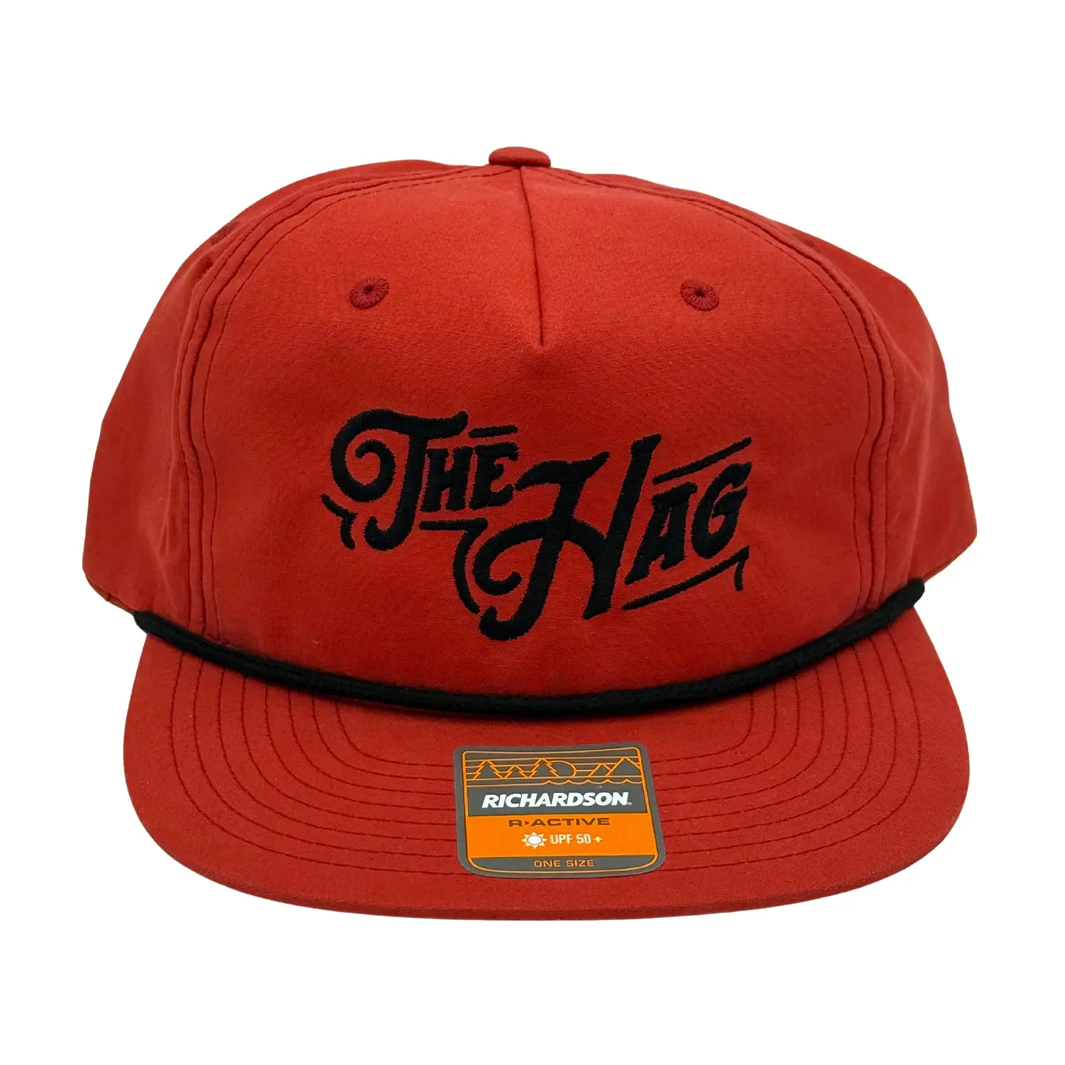 The Hag Embroidered Flat Bill Hat - TikTok Shop