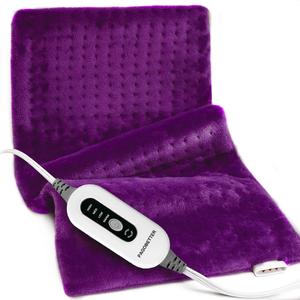 electric heating pads for back, neck, shoulder, arms, abdomen, 130w fast heating to 144°f, 4 heat settings, auto-off, 24" x 12" lightweight skin fabric, moist/dry option, washable, heated pad for knee, leg, father's day & birthday gifts for mom dad