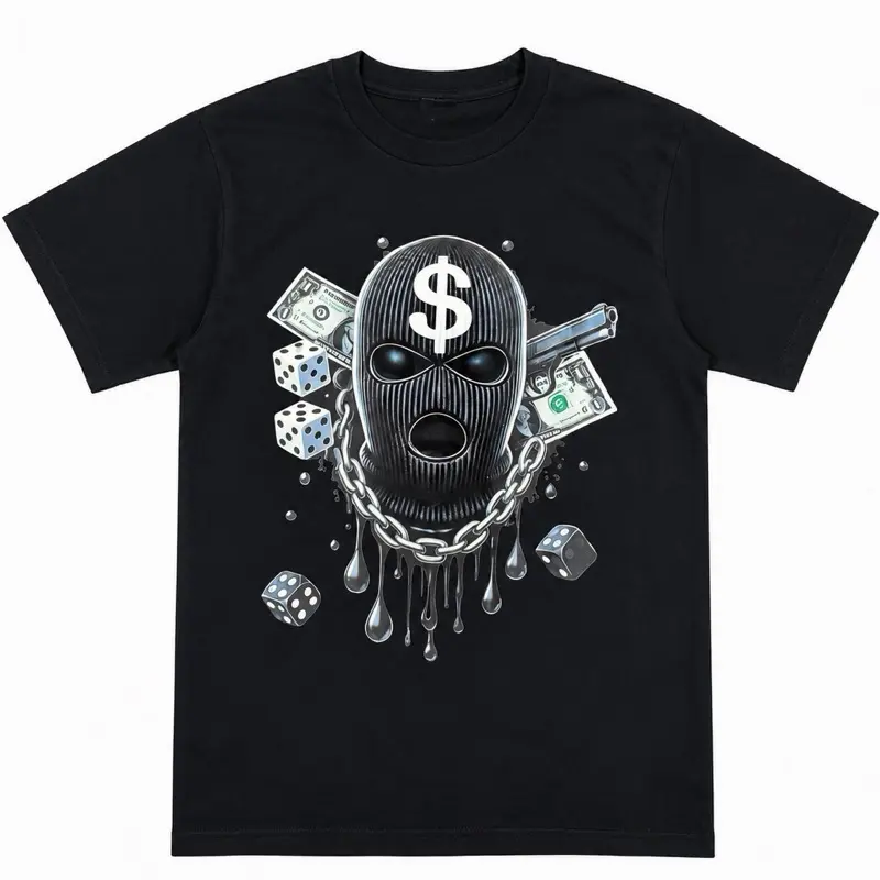 Barban Studio Premium Graphic T-Shirt – Ski Mask
