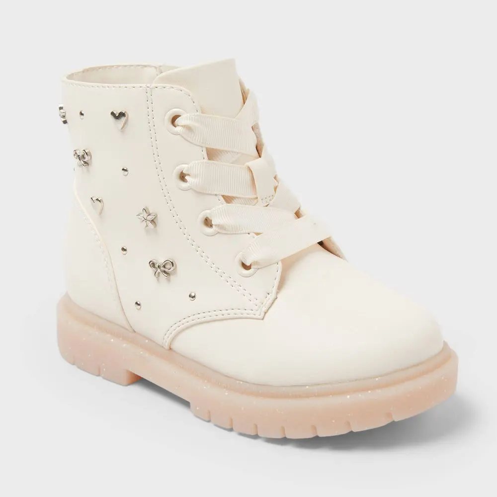 Toddler Amaya Lace-Up Combat Boots - Cat & Jack