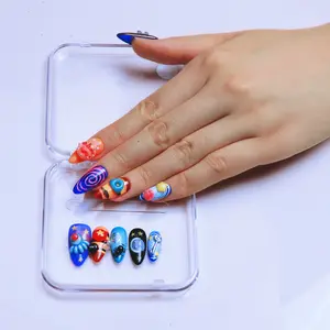S002 Trending Handmade Press on Nails by Experienced Salon Pros - Tool Kit included