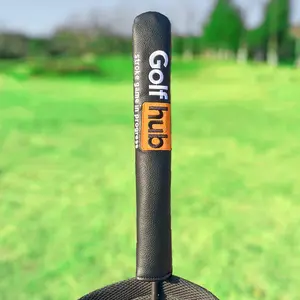 Premium PU Golf Alignment Stick Cover, Durable Golf Training Aid, Fits Most Golf Alignment Sticks, for Men & Women, Stroke Game in Progress